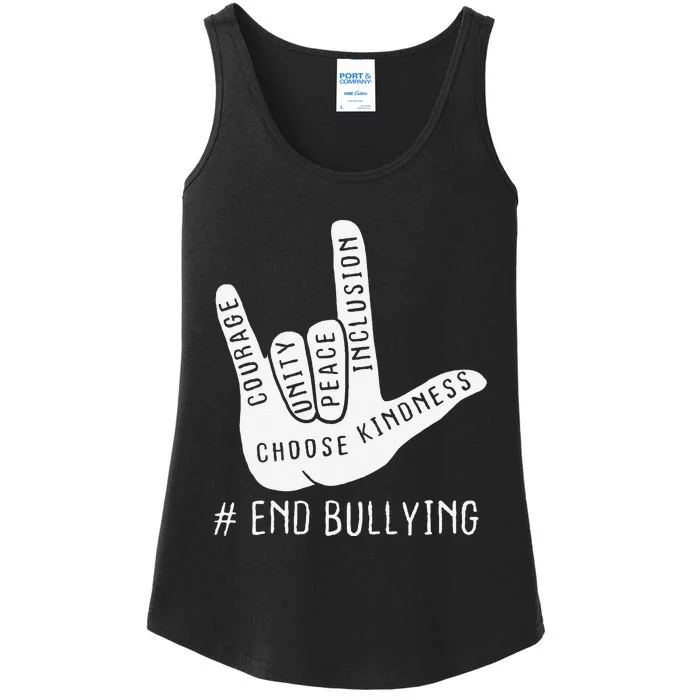 Unity Day Orange 2024 Anti Bullying Choose Kindness Ladies Essential Tank