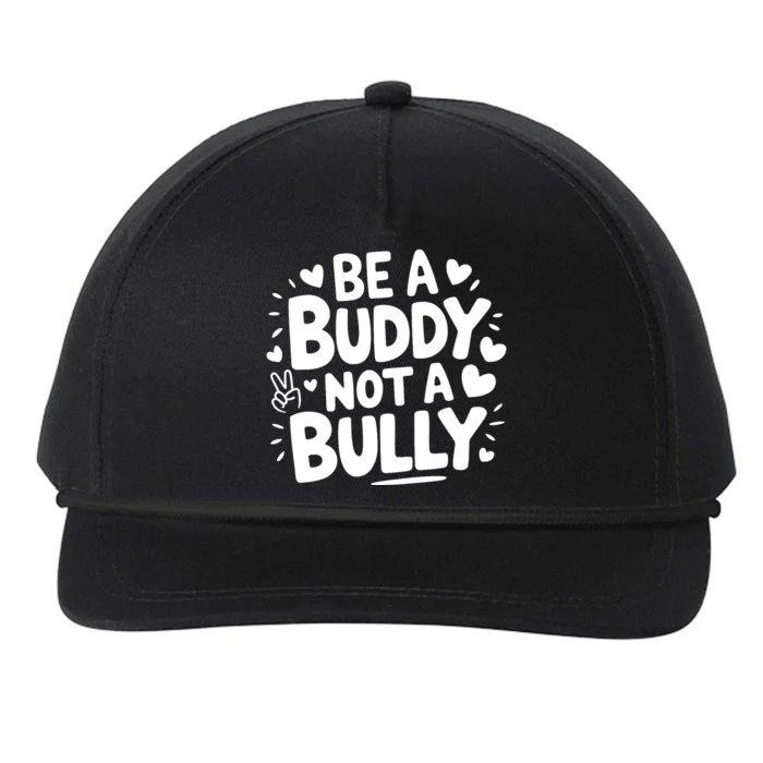 Unity Day Orange Anti Bullying Be A Buddy Not A Bully Snapback Five-Panel Rope Hat