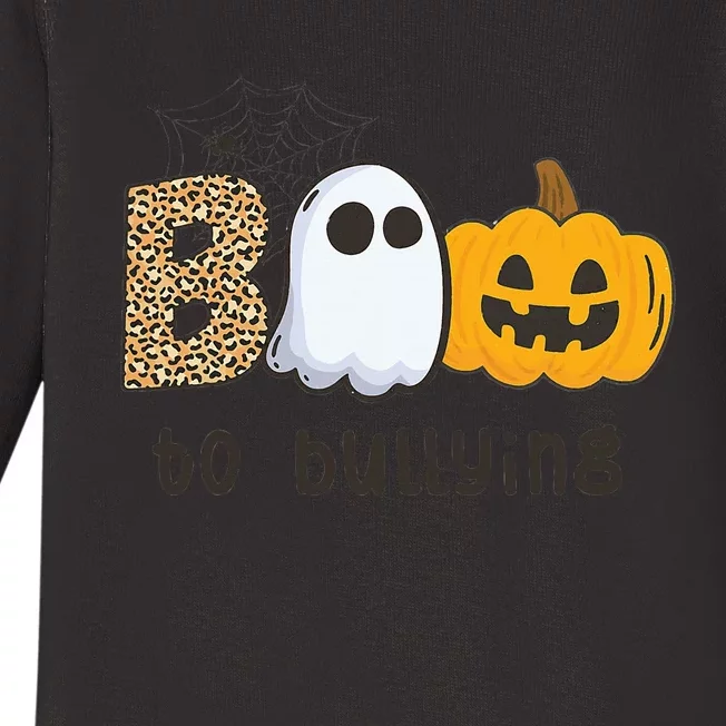 UNITY DAY Orange Anti Bullying Boo To Bullying Baby Long Sleeve Bodysuit