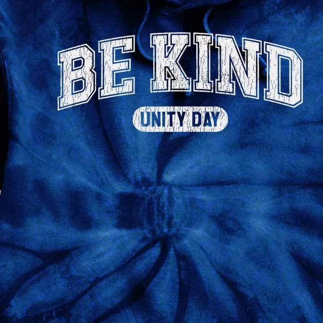 Unity Day Orange Anti Bullying Be Kind Kindness Tie Dye Hoodie