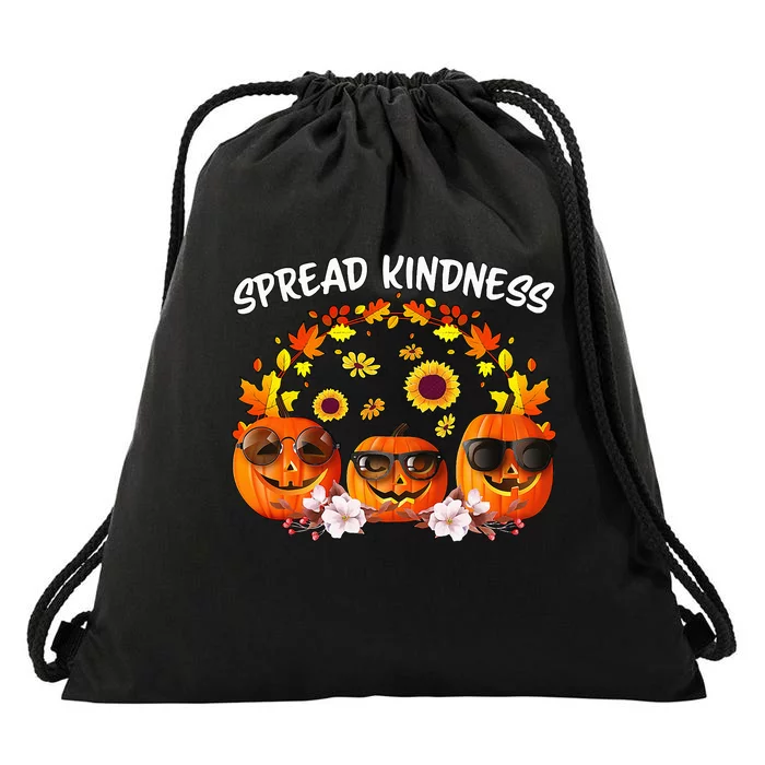 Unity Day Orange Spread Kindness Anti Bullying Pumpkin Drawstring Bag