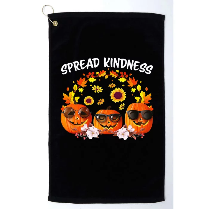 Unity Day Orange Spread Kindness Anti Bullying Pumpkin Platinum Collection Golf Towel