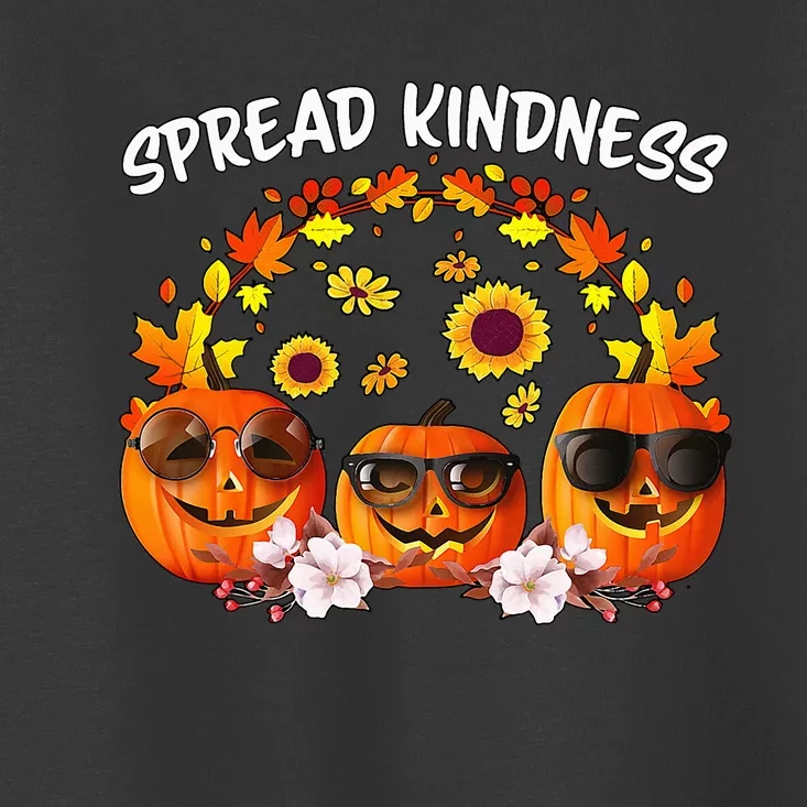 Unity Day Orange Spread Kindness Anti Bullying Pumpkin Toddler T-Shirt