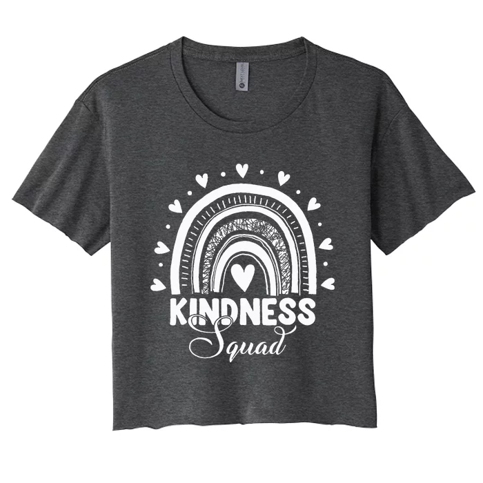 Unity Day Orange Kindness Squad Anti Bullying Women's Crop Top Tee