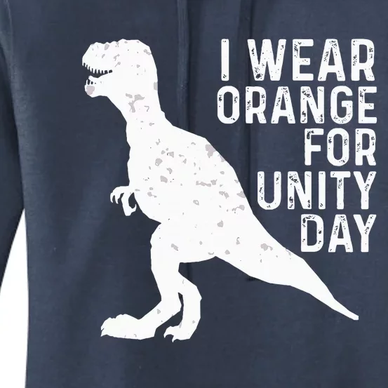 Unity Day Orange Unity Day Dinosaur Women's Pullover Hoodie