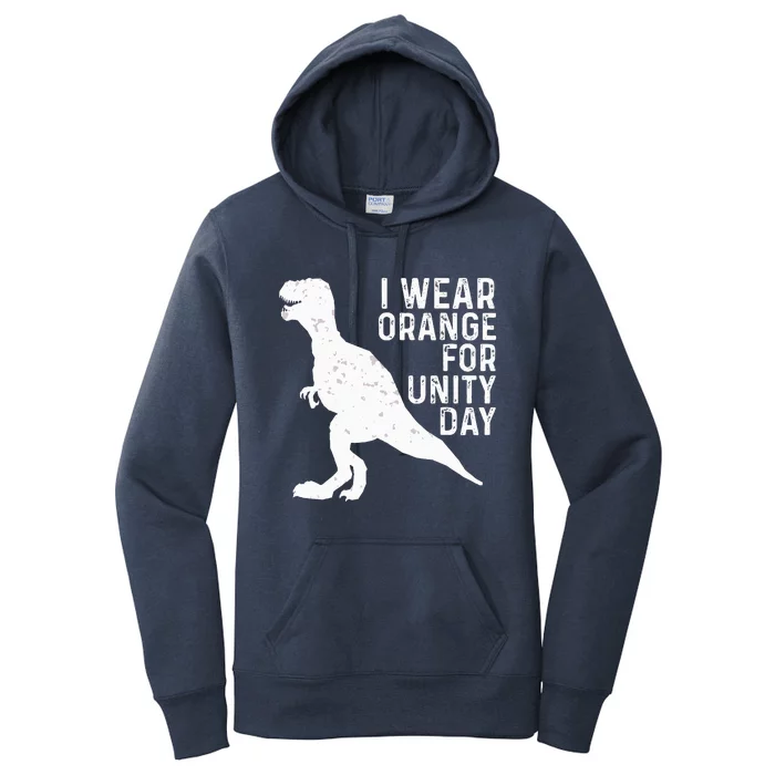 Unity Day Orange Unity Day Dinosaur Women's Pullover Hoodie