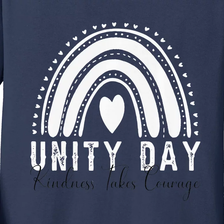 Unity Day Orange Unity Day Orange Anti Bullying Kids Long Sleeve Shirt