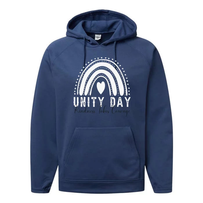 Unity Day Orange Unity Day Orange Anti Bullying Performance Fleece Hoodie