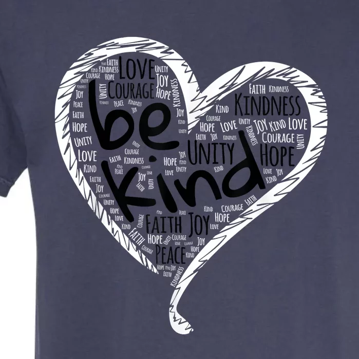 Unity Day Orange Shirt Heart Be Kind Anti Bullying Gift Garment-Dyed Heavyweight T-Shirt