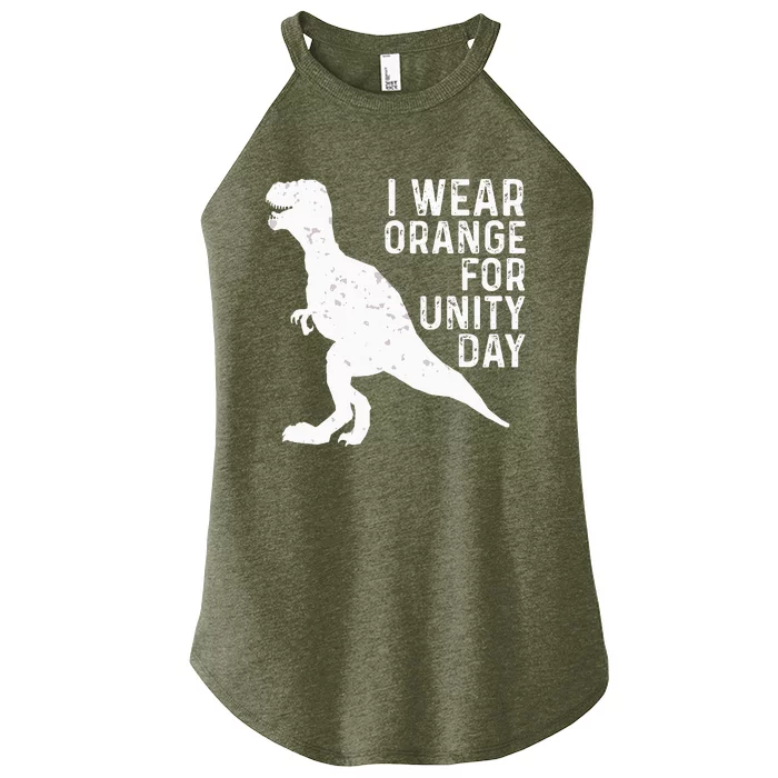 Unity Day Orange Unity Day Dinosaur Women’s Perfect Tri Rocker Tank