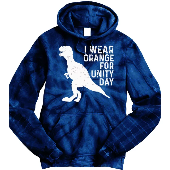 Unity Day Orange Unity Day Dinosaur Tie Dye Hoodie