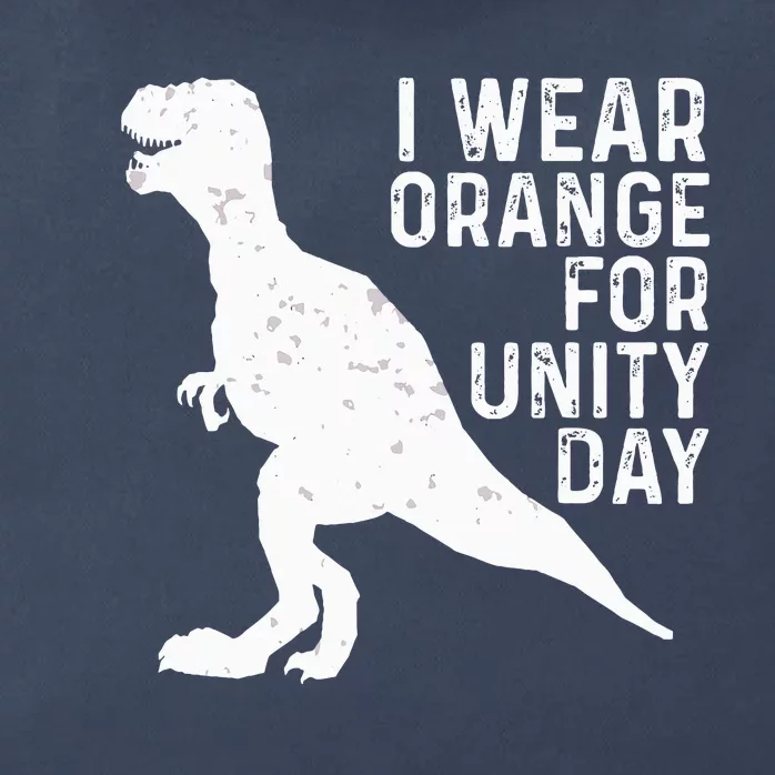 Unity Day Orange Unity Day Dinosaur Zip Tote Bag