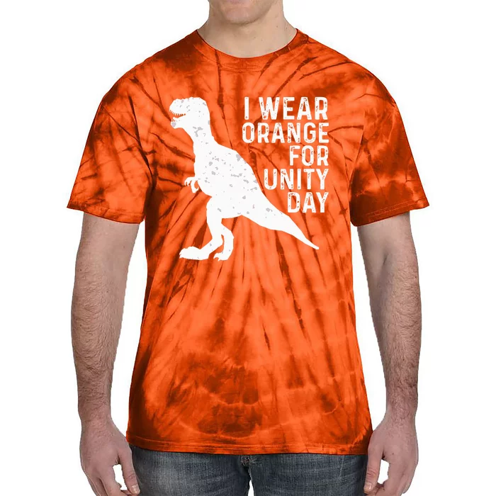 Unity Day Orange Unity Day Dinosaur Tie-Dye T-Shirt