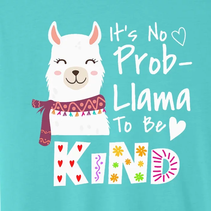 Unity Day Orange No ProbLlama Be Kind Anti Bullying ChromaSoft Performance T-Shirt