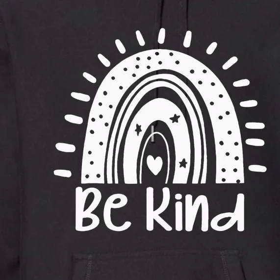 Unity Day Orange Rainbow Be Kind Anti Bullying Gift Premium Hoodie