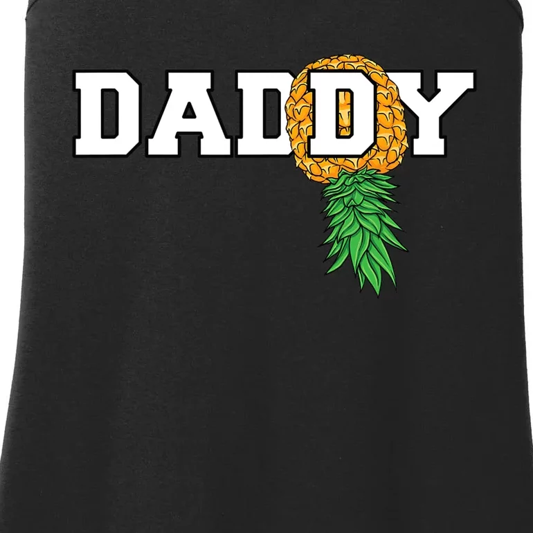 Upside Down Pineapple Swinger Daddy Men Ladies Essential Tank