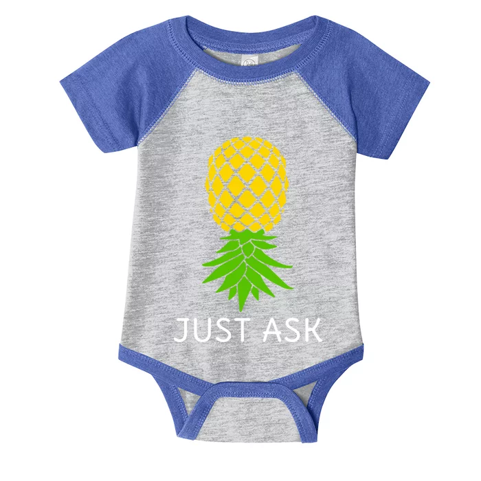 Upside Down Pineapple Great Gift Sharing Swinger Gift Infant Baby Jersey Bodysuit