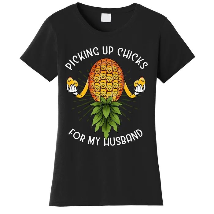 Upside Down Pineapple Swinger Wife Women's T-Shirt