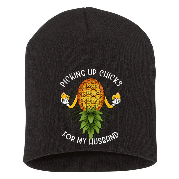 Upside Down Pineapple Swinger Wife Short Acrylic Beanie