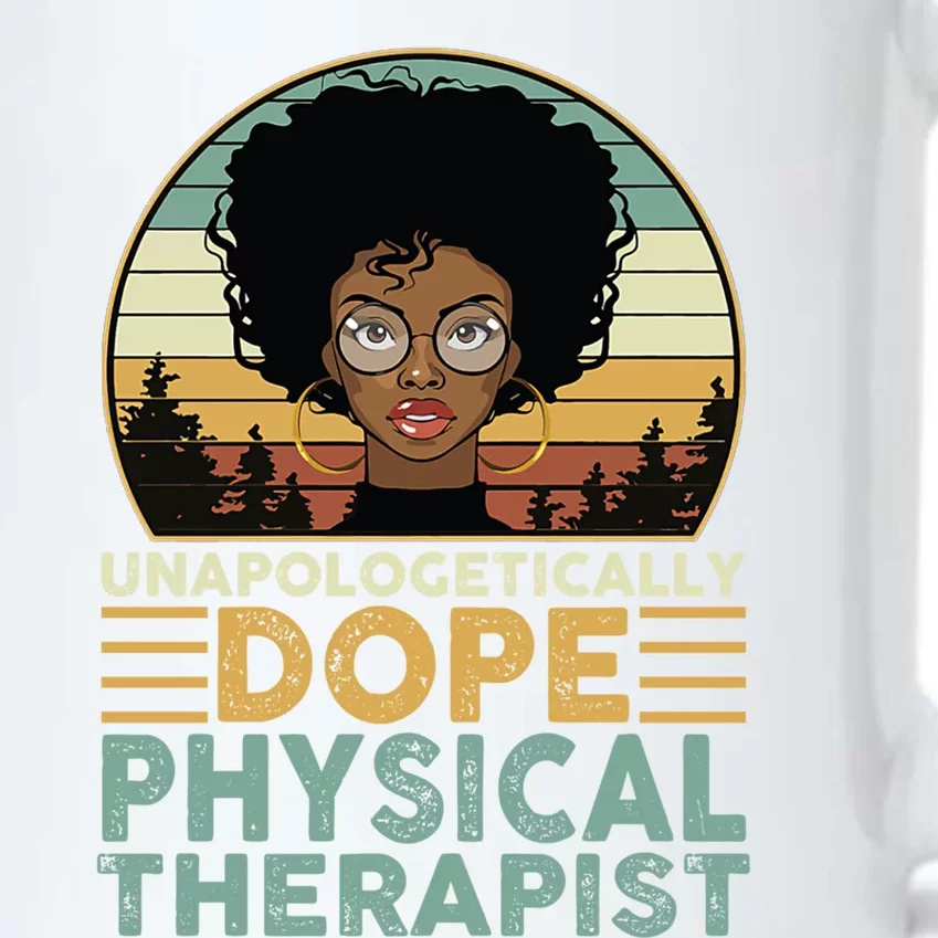 Unapologetically Dope Physical Therapist Black Nurse Mom Great Gift Black Color Changing Mug