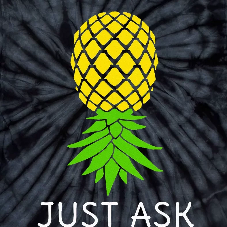 Upside Down Pineapple Sharing Swinger Tie-Dye T-Shirt