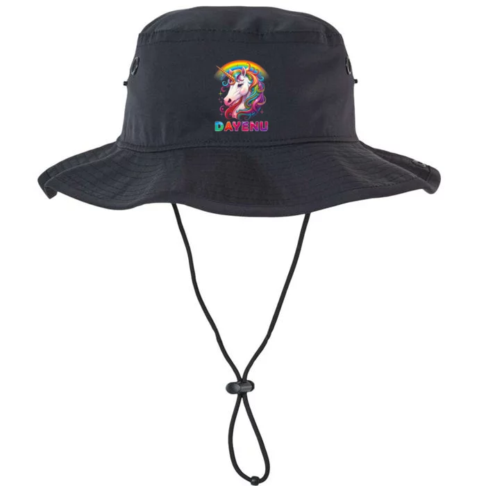 Unicorn Dayenu Passover Matzah Four Cups Legacy Cool Fit Booney Bucket Hat