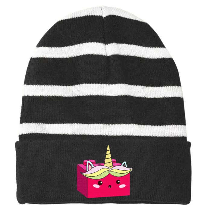 Upside Down Pineapple Swinger Just Here To Bang 4th Of July Striped Beanie with Solid Band