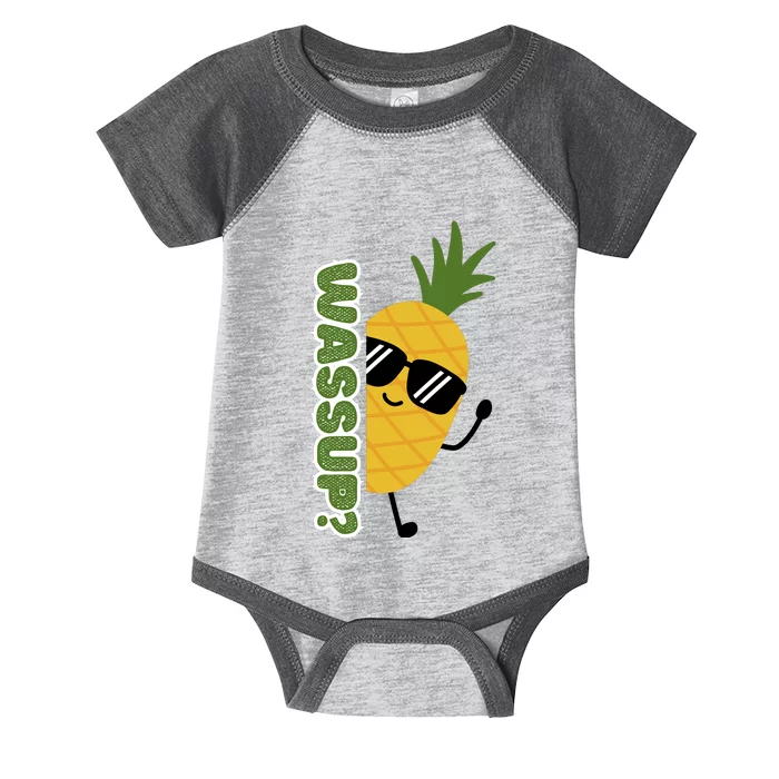 Upside Down Pineapple Infant Baby Jersey Bodysuit