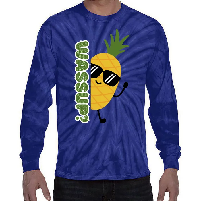 Upside Down Pineapple Tie-Dye Long Sleeve Shirt