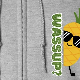 Upside Down Pineapple Full Zip Hoodie