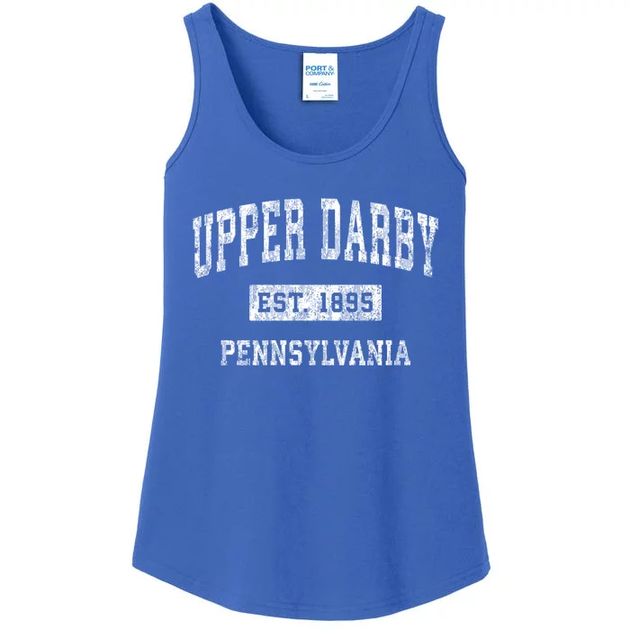 Upper Darby Pennsylvania Pa Vintage Sports Ladies Essential Tank