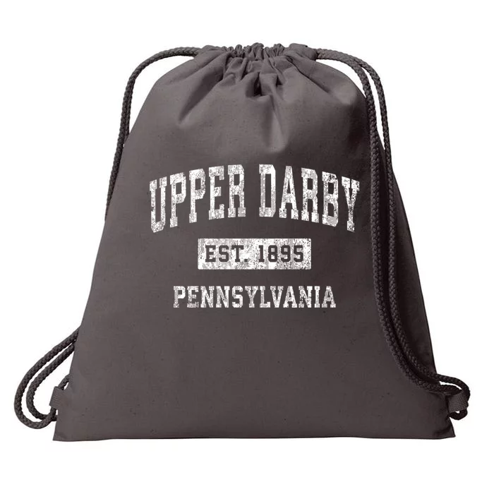 Upper Darby Pennsylvania Pa Vintage Sports Drawstring Bag