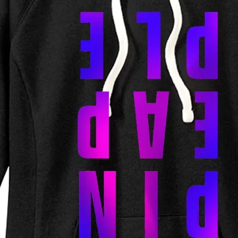 Upside Down Pineapple Swinger Couple Swingers Polyamory Women's Fleece Hoodie