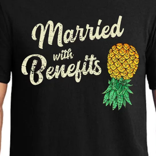 Upside Down Pineapple Married With Benefits Subtle Swinger Pajama Set