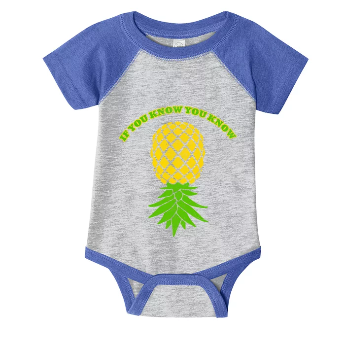 Upside Down Pineapple Gift Sharing Swinger Great Gift Infant Baby Jersey Bodysuit