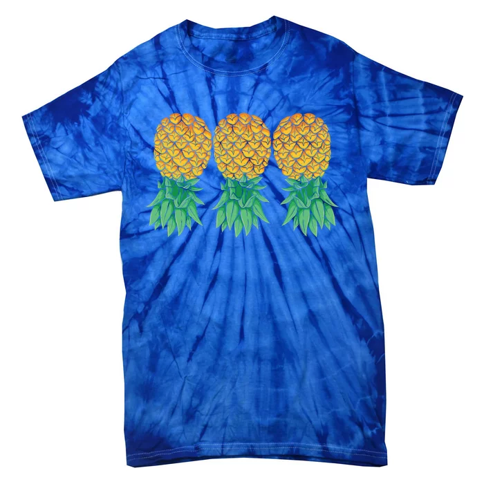 Upside Down Pineapples Gift Polyamory And Polyamorous Cute Gift Tie-Dye T-Shirt