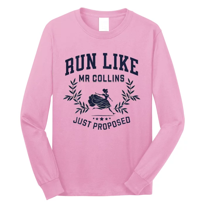 Unique Design Run Like Mr Collins Just Proposed Long Sleeve Shirt