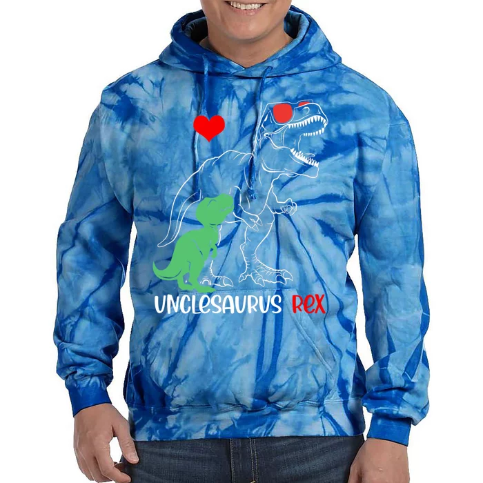 Unclesaurus Daddy Rex Autism Awareness Proud Dad Great Gift Tie Dye Hoodie