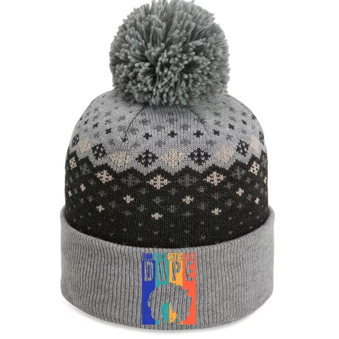 Unapologetically Dope Retro Colorful The Baniff Cuffed Pom Beanie