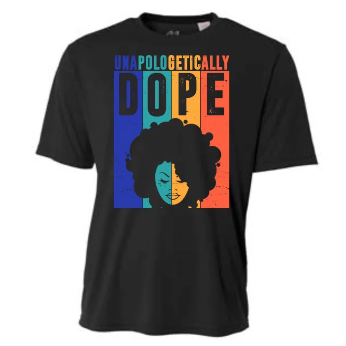 Unapologetically Dope Retro Colorful Cooling Performance Crew T-Shirt