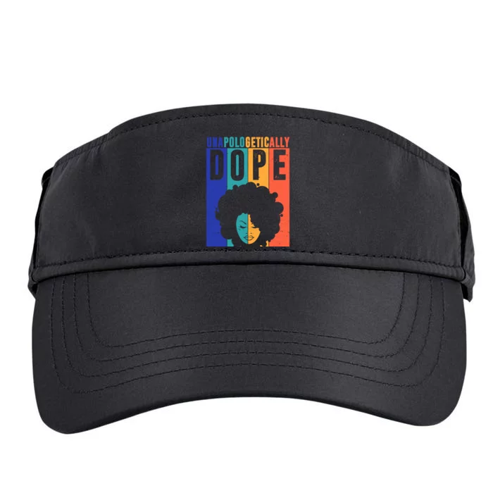 Unapologetically Dope Retro Colorful Adult Drive Performance Visor