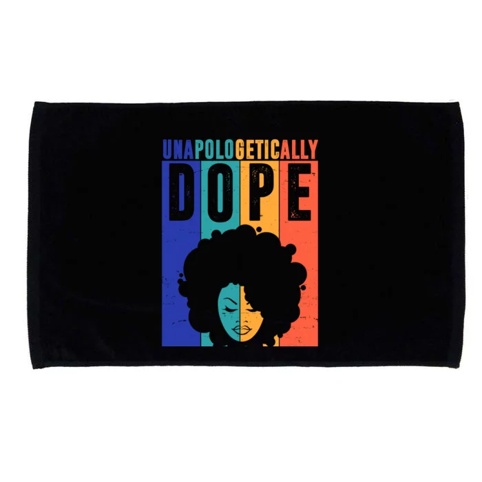 Unapologetically Dope Retro Colorful Microfiber Hand Towel