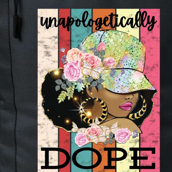 Unapologetically Dope Strong African American Black Gift Daily Commute Backpack