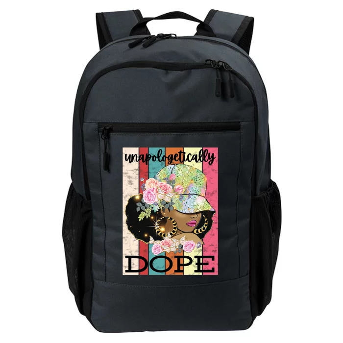 Unapologetically Dope Strong African American Black Gift Daily Commute Backpack