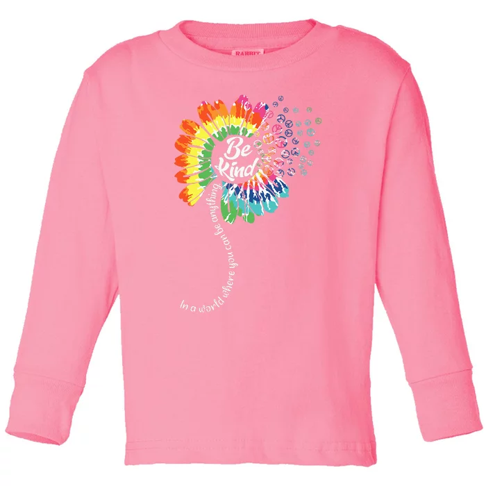 Unity Day Spread Kindness and Stop Bullying Toddler Long Sleeve Shirt