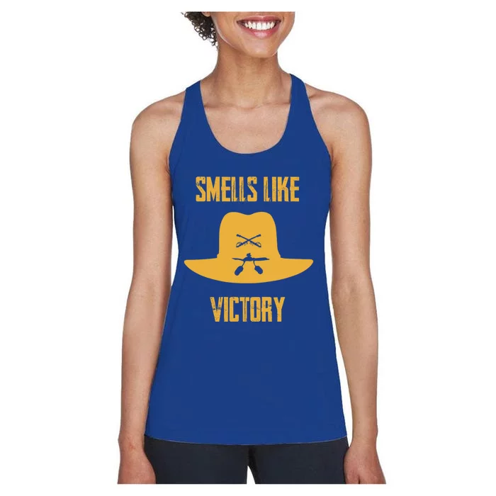 Unique Design Smells Like Victory Cute Gift Women's Racerback Tank