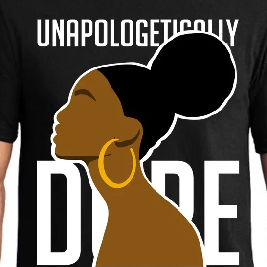 Unapologetically Dope Simple African Art Black History Gift Pajama Set