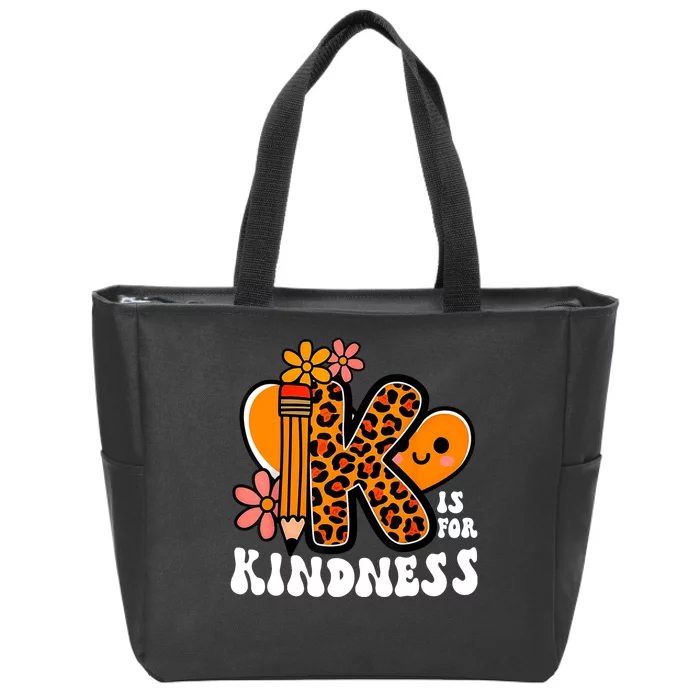 Unity Day Kindness Teacher Be Kind Zip Tote Bag