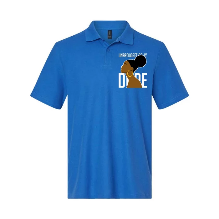 Unapologetically Dope Simple African Art Black History Gift Softstyle Adult Sport Polo