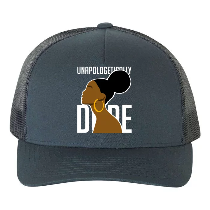 Unapologetically Dope Simple African Art Black History Gift Yupoong Adult 5-Panel Trucker Hat